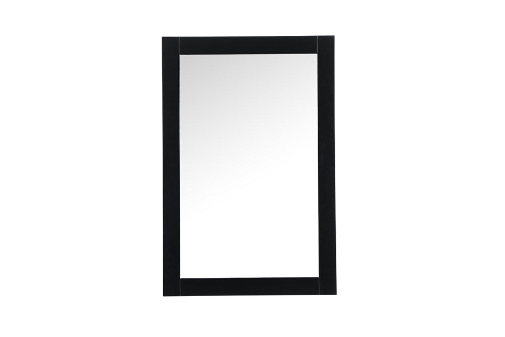 Elegant Furniture & Lighting - Aqua vanity mirror 24x36 inch in black - VM22436BK veiw 1