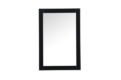 Elegant Furniture & Lighting - Aqua vanity mirror 24x36 inch in black - VM22436BK veiw 1
