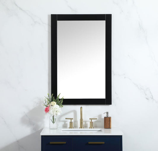 Elegant Furniture & Lighting - Aqua vanity mirror 24x36 inch in black - VM22436BK veiw 2