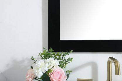 Elegant Furniture & Lighting - Aqua vanity mirror 24x36 inch in black - VM22436BK veiw 4