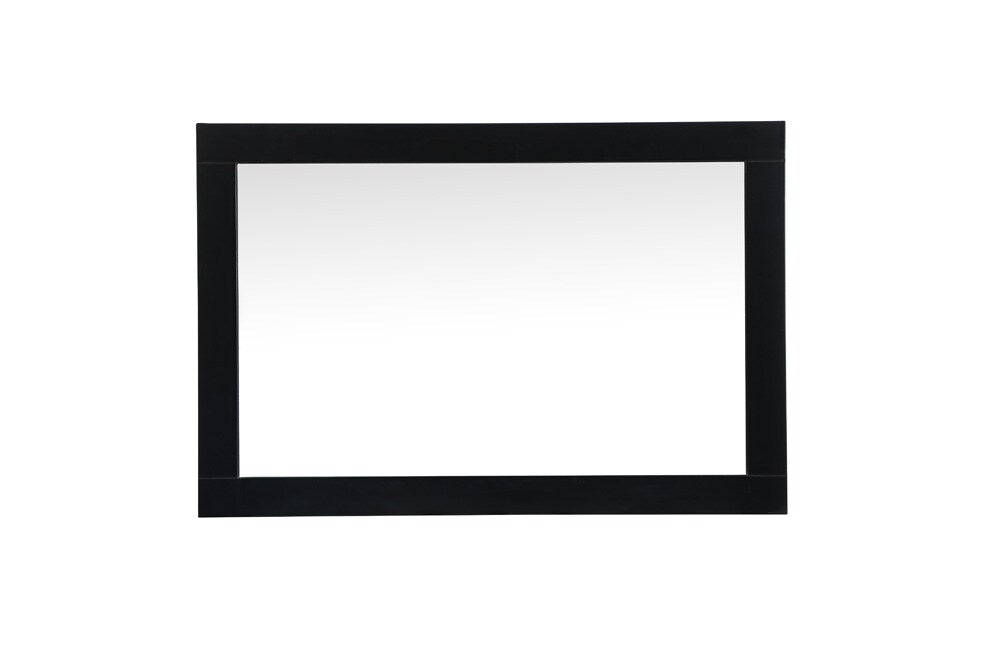 Elegant Furniture & Lighting - Aqua vanity mirror 24x36 inch in black - VM22436BK veiw 7