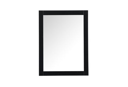 Elegant Furniture & Lighting - Aqua vanity mirror 27x36 inch in black - VM22736BK veiw 1