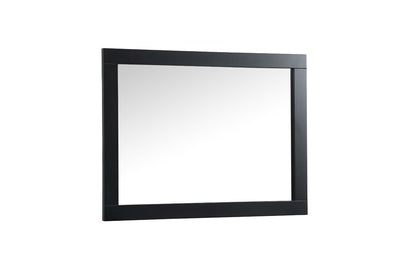 Elegant Furniture & Lighting - Aqua vanity mirror 27x36 inch in black - VM22736BK veiw 8