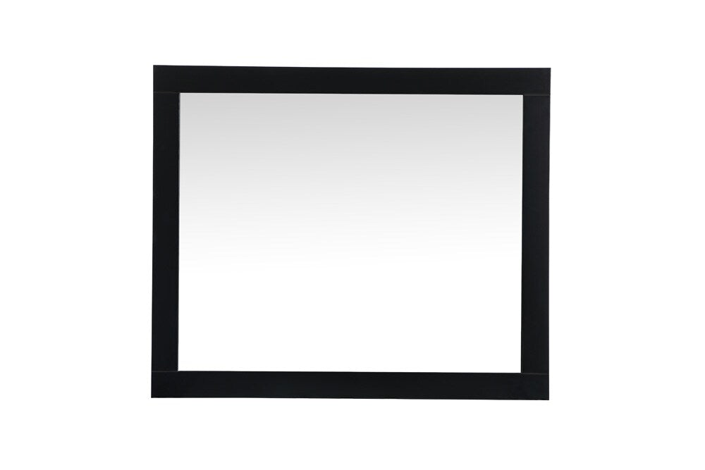 Elegant Furniture & Lighting - Aqua vanity mirror 30x36 inch in black - VM23036BK veiw 7