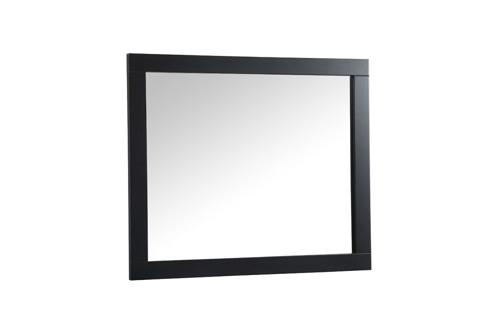 Elegant Furniture & Lighting - Aqua vanity mirror 30x36 inch in black - VM23036BK veiw 8