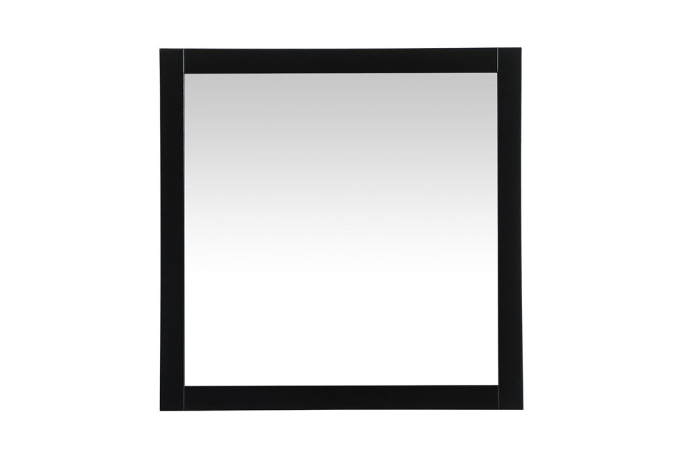Elegant Furniture & Lighting - Aqua vanity mirror 36x36 inch in black - VM23636BK veiw 1