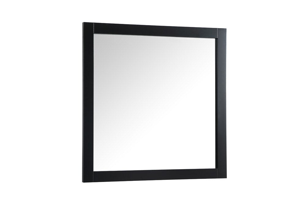 Elegant Furniture & Lighting - Aqua vanity mirror 36x36 inch in black - VM23636BK veiw 6