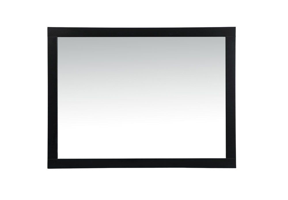 Elegant Furniture & Lighting - Aqua vanity mirror 48x36 inch in black - VM24836BK veiw 1