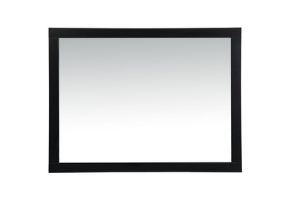 Elegant Furniture & Lighting - Aqua vanity mirror 48x36 inch in black - VM24836BK veiw 1