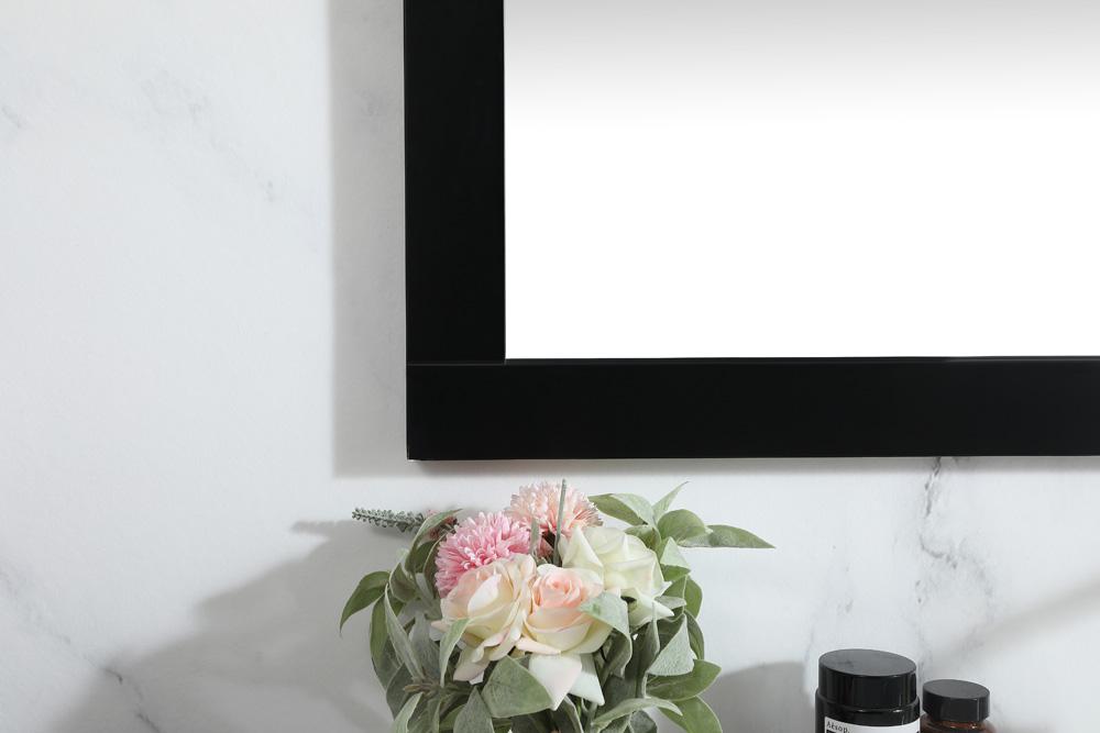 Elegant Furniture & Lighting - Aqua vanity mirror 48x36 inch in black - VM24836BK veiw 4