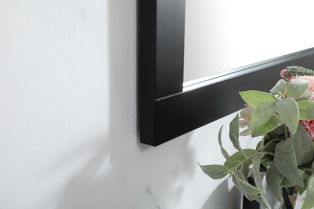 Elegant Furniture & Lighting - Aqua vanity mirror 48x36 inch in black - VM24836BK veiw 5