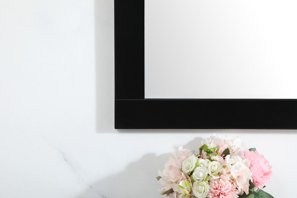 Elegant Furniture & Lighting - Aqua vanity mirror 60x36 inch in black - VM26036BK veiw 4