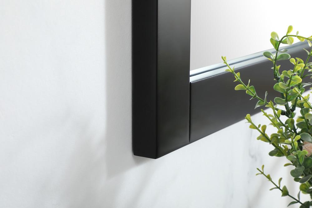 Elegant Furniture & Lighting - Aqua vanity mirror 60x36 inch in black - VM26036BK veiw 5