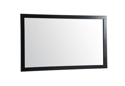 Elegant Furniture & Lighting - Aqua vanity mirror 60x36 inch in black - VM26036BK veiw 6