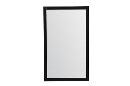 Elegant Furniture & Lighting - Aqua vanity mirror 60x36 inch in black - VM26036BK veiw 7
