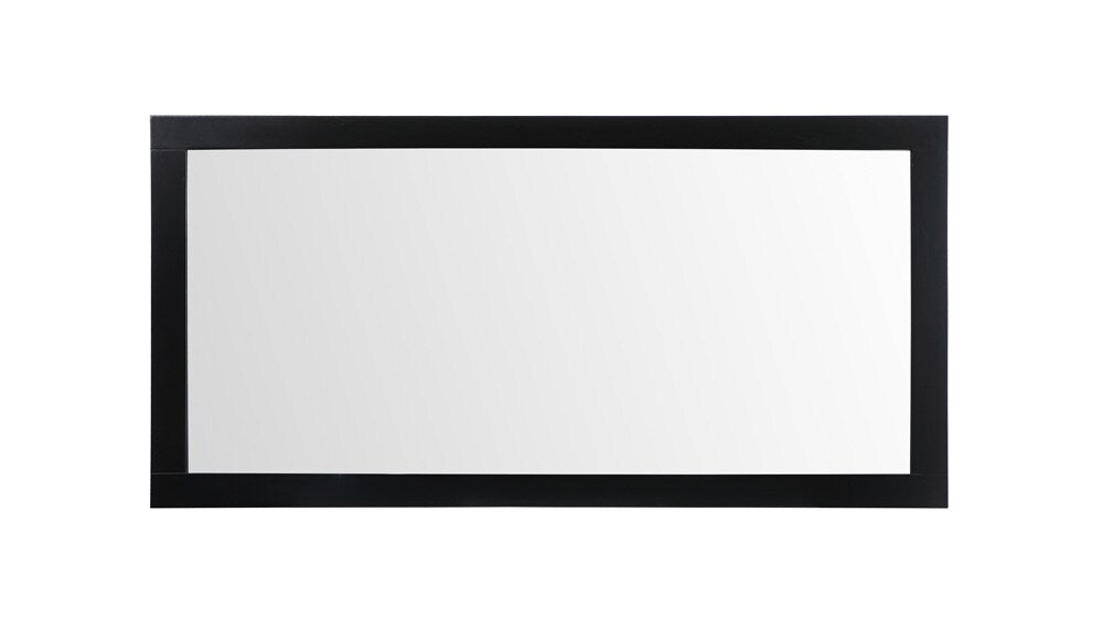 Elegant Furniture & Lighting - Aqua vanity mirror 72x36 inch in black - VM27236BK veiw 1