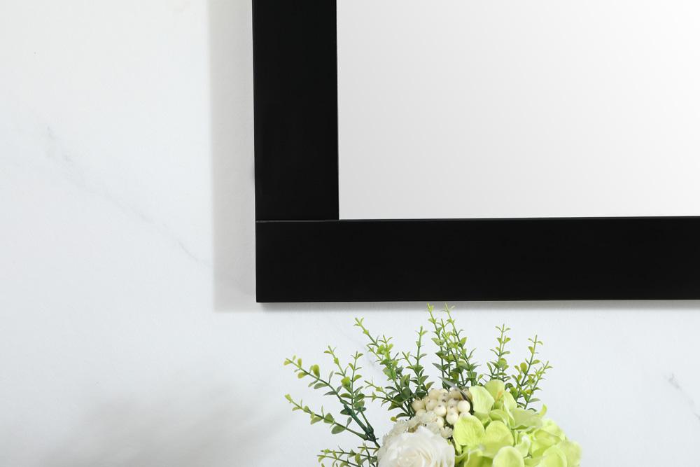 Elegant Furniture & Lighting - Aqua vanity mirror 72x36 inch in black - VM27236BK veiw 4
