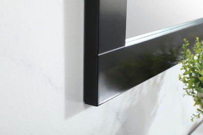 Elegant Furniture & Lighting - Aqua vanity mirror 72x36 inch in black - VM27236BK veiw 5