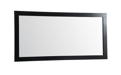 Elegant Furniture & Lighting - Aqua vanity mirror 72x36 inch in black - VM27236BK veiw 6