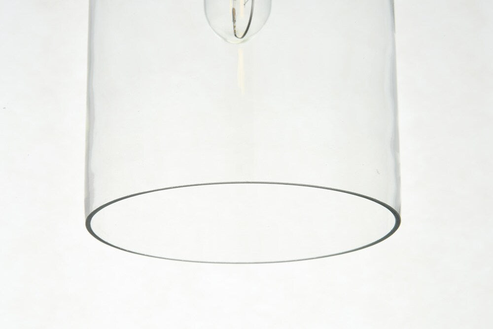 Elegant Furniture & Lighting - Ashwell 1 Light Chrome Pendant With Clear Glass - LD2240C veiw 5
