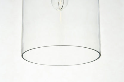 Elegant Furniture & Lighting - Ashwell 1 Light Chrome Pendant With Clear Glass - LD2240C veiw 5