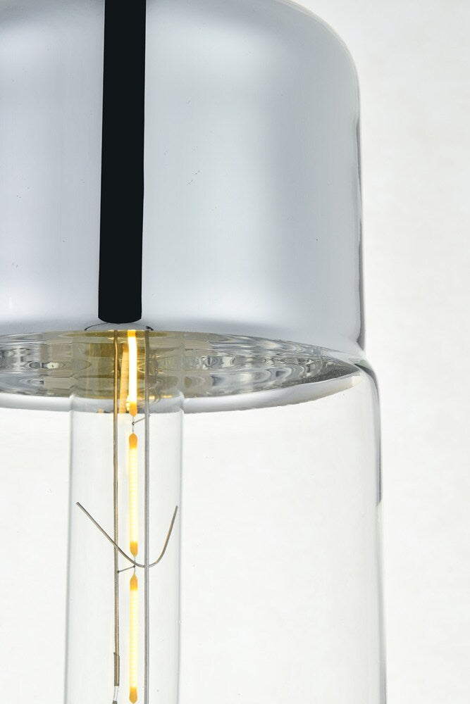 Elegant Furniture & Lighting - Ashwell 1 Light Chrome Pendant With Clear Glass - LD2240C veiw 6
