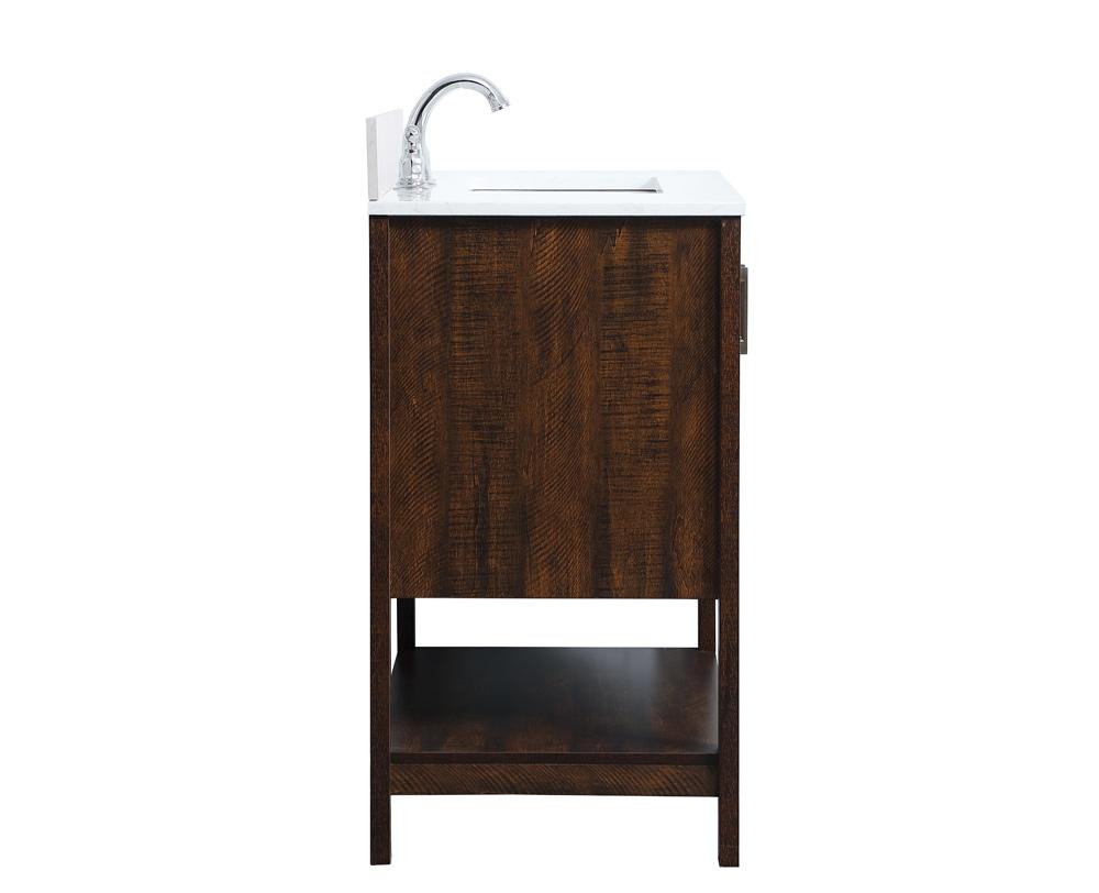 Elegant Furniture & Lighting - Aubrey 30 inch Single Bathroom Vanity in Espresso with Backsplash - VF16030EX-BS veiw 7