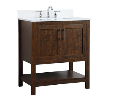 Elegant Furniture & Lighting - Aubrey 30 inch Single Bathroom Vanity in Espresso with Backsplash - VF16030EX-BS veiw 14