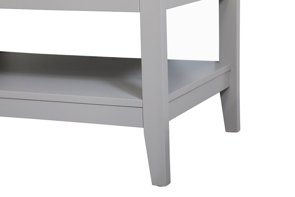 Elegant Furniture & Lighting - Aubrey 30 inch Single Bathroom Vanity in Grey with Backsplash - VF16030GR-BS veiw 6