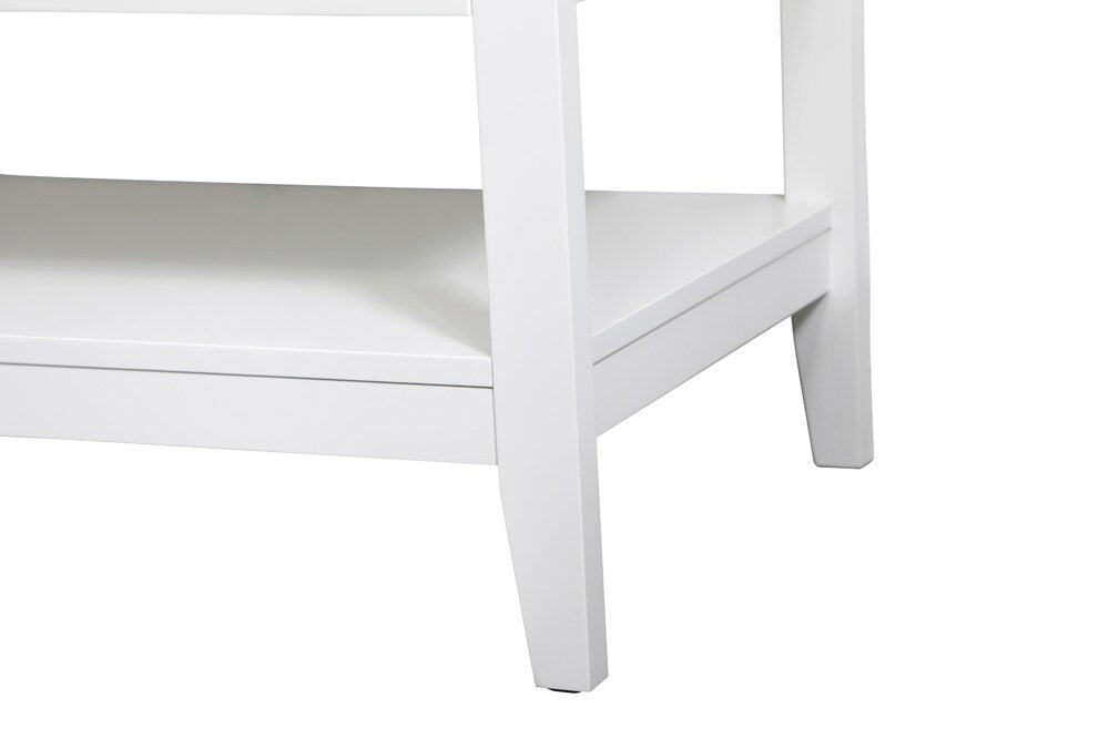 Elegant Furniture & Lighting - Aubrey 30 inch Single Bathroom Vanity in White with Backsplash - VF16030WH-BS veiw 6