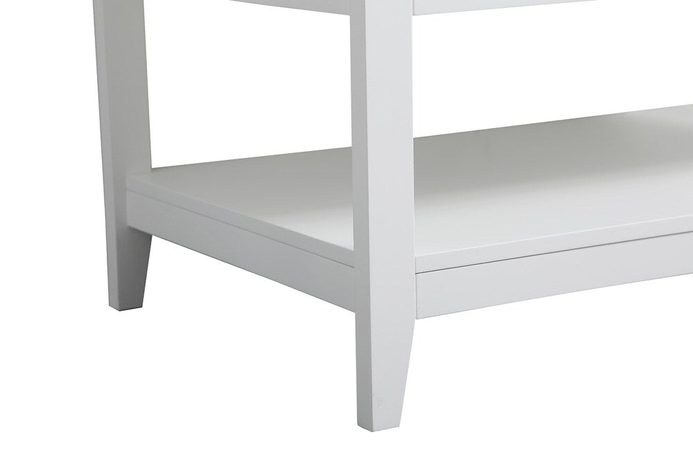 Elegant Furniture & Lighting - Aubrey 36 inch Single Bathroom Vanity in White with Backsplash - VF16036WH-BS veiw 6
