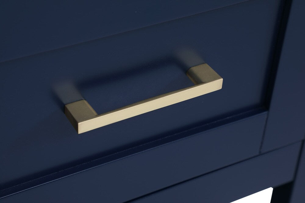 Elegant Furniture & Lighting - Aubrey 42 inch Single Bathroom Vanity in Blue with Backsplash - VF16042BL-BS veiw 5