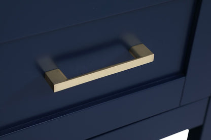 Elegant Furniture & Lighting - Aubrey 42 inch Single Bathroom Vanity in Blue with Backsplash - VF16042BL-BS veiw 5