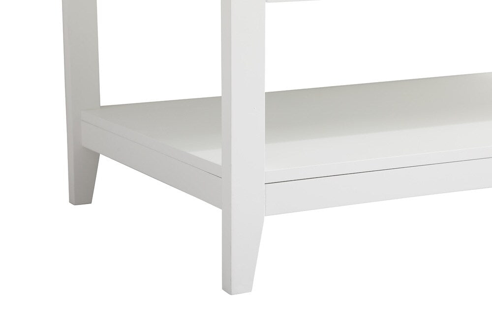 Elegant Furniture & Lighting - Aubrey 42 inch Single Bathroom Vanity in White with Backsplash - VF16042WH-BS veiw 6