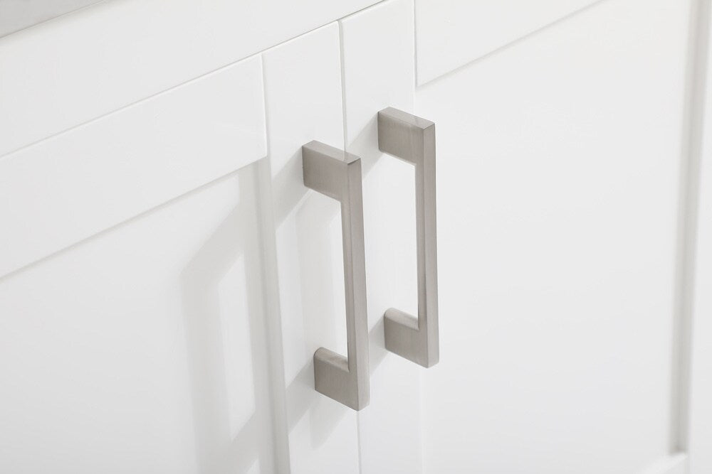 Elegant Furniture & Lighting - Aubrey 42 inch Single Bathroom Vanity in White with Backsplash - VF16042WH-BS veiw 11