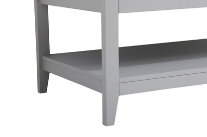 Elegant Furniture & Lighting - Aubrey 48 inch Single Bathroom Vanity in Grey with Backsplash - VF16048GR-BS veiw 6