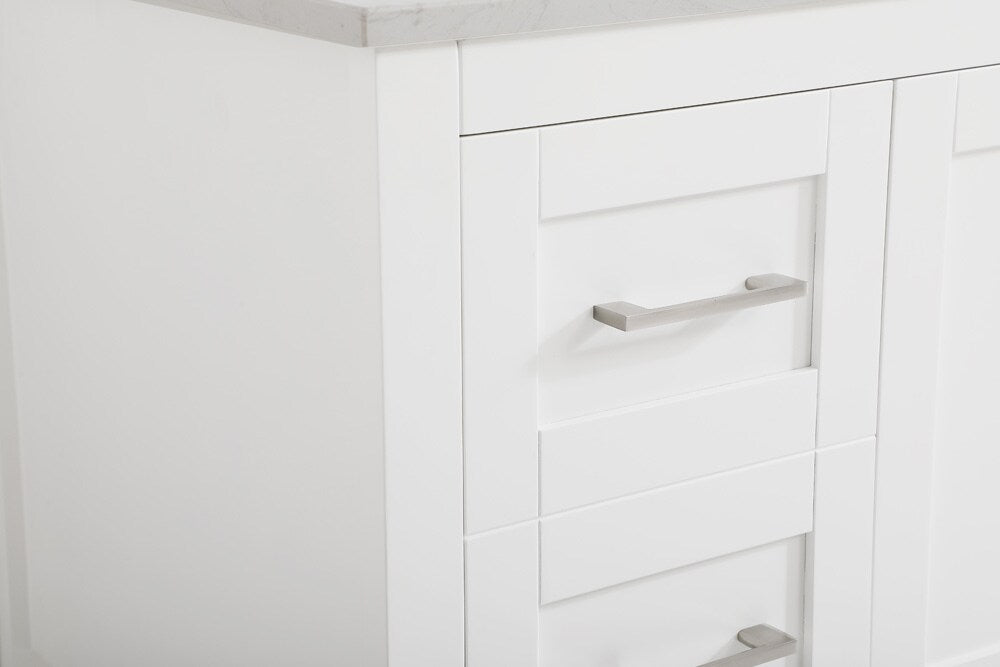 Elegant Furniture & Lighting - Aubrey 48 inch Single Bathroom Vanity in White with Backsplash - VF16048WH-BS veiw 11