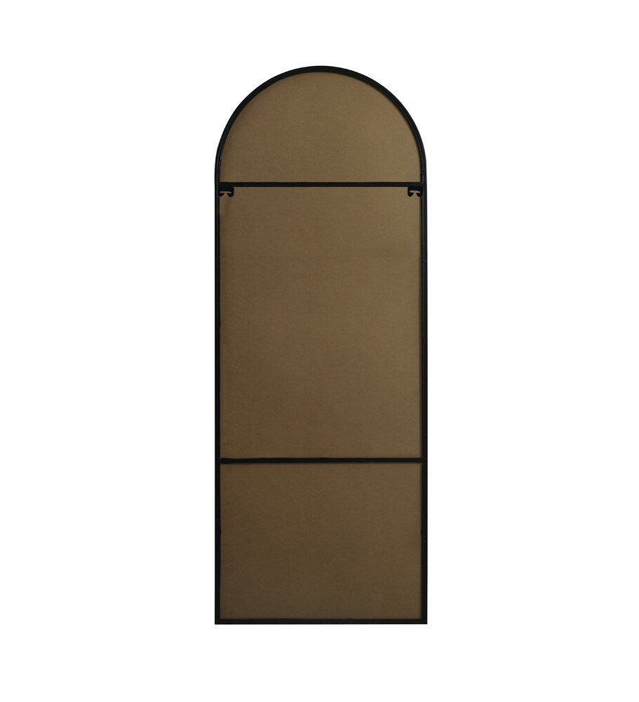 Elegant Furniture & Lighting - Ayra Metal Frame Arch Full Length Mirror 28x74 Inch in Black - MR1A2874BLK veiw 8