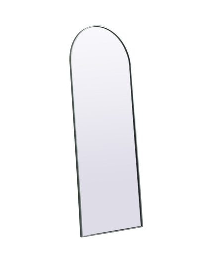 Elegant Furniture & Lighting - Ayra Metal Frame Arch Full Length Mirror 28x74 Inch in Silver - MR1A2874SIL veiw 7