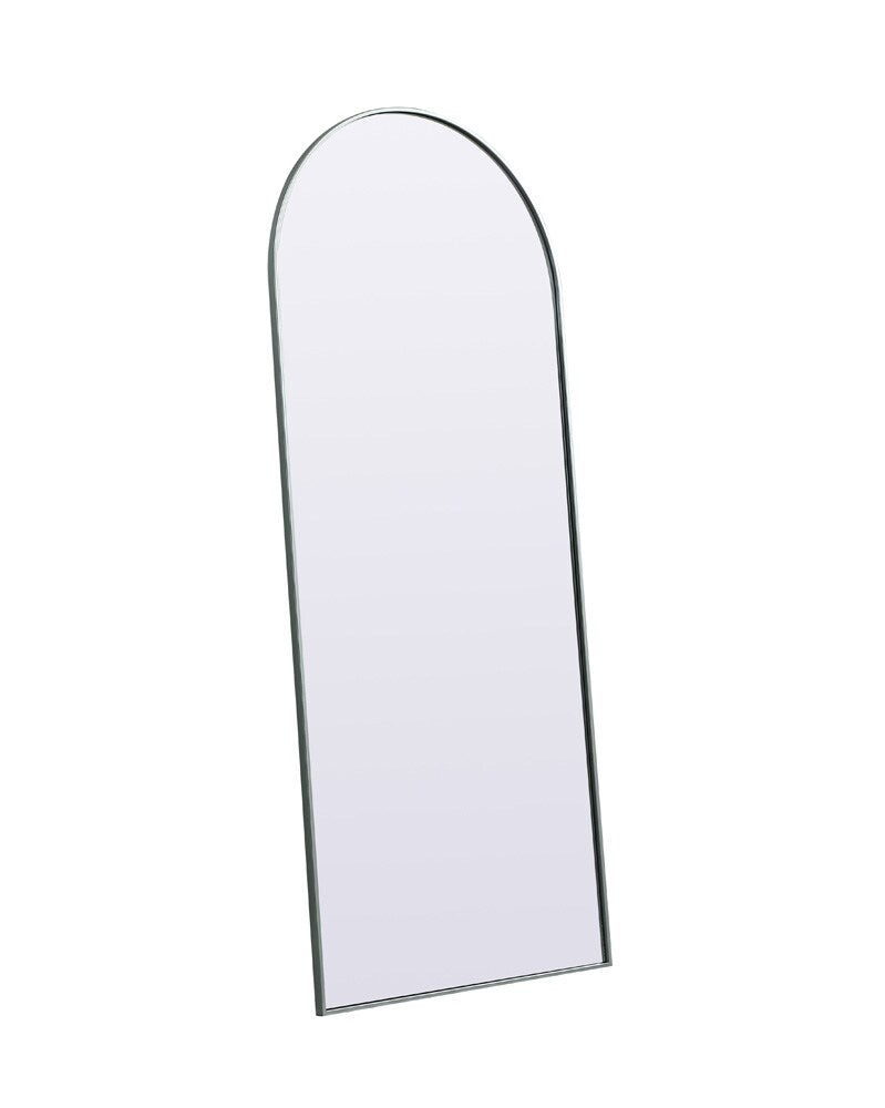 Elegant Furniture & Lighting - Ayra Metal Frame Arch Full Length Mirror 32x76 Inch in Silver - MR1A3276SIL veiw 7