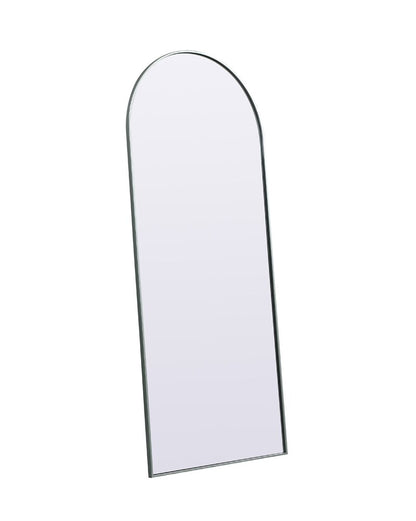 Elegant Furniture & Lighting - Ayra Metal Frame Arch Full Length Mirror 32x76 Inch in Silver - MR1A3276SIL veiw 7