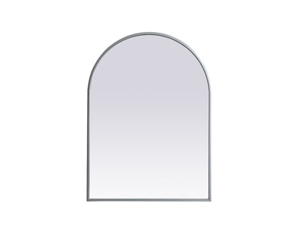 Elegant Furniture & Lighting - Ayra Metal Frame Arch Mirror 22x30 Inch in Silver - MR1A2230SIL veiw 1