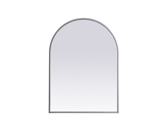 Elegant Furniture & Lighting - Ayra Metal Frame Arch Mirror 22x30 Inch in Silver - MR1A2230SIL veiw 1