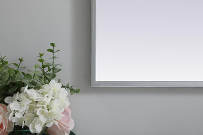 Elegant Furniture & Lighting - Ayra Metal Frame Arch Mirror 22x30 Inch in Silver - MR1A2230SIL veiw 6