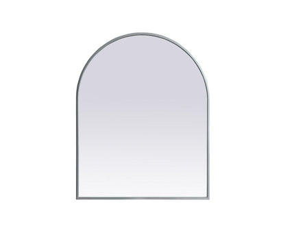Elegant Furniture & Lighting - Ayra Metal Frame Arch Mirror 24x30 Inch in Silver - MR1A2430SIL veiw 1