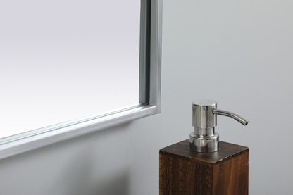 Elegant Furniture & Lighting - Ayra Metal Frame Arch Mirror 24x30 Inch in Silver - MR1A2430SIL veiw 7