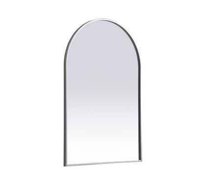 Elegant Furniture & Lighting - Ayra Metal Frame Arch Mirror 24x36 Inch in Silver - MR1A2436SIL veiw 8