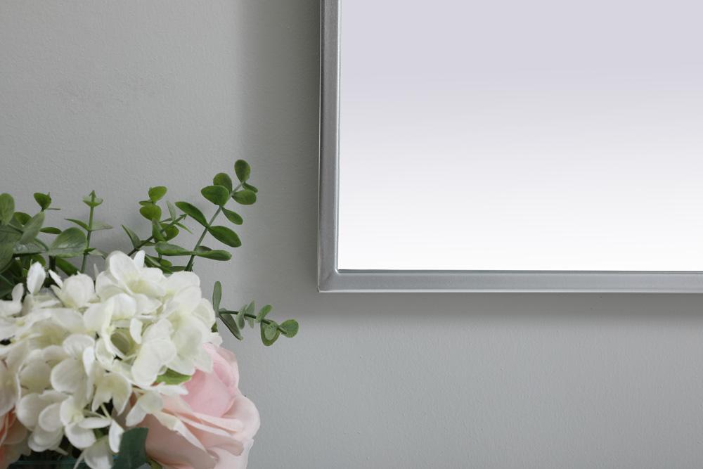 Elegant Furniture & Lighting - Ayra Metal Frame Arch Mirror 24x40 Inch in Silver - MR1A2440SIL veiw 6