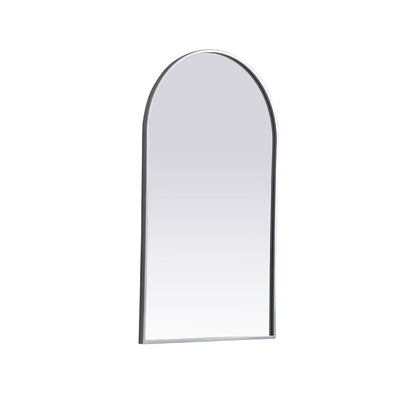 Elegant Furniture & Lighting - Ayra Metal Frame Arch Mirror 24x40 Inch in Silver - MR1A2440SIL veiw 8