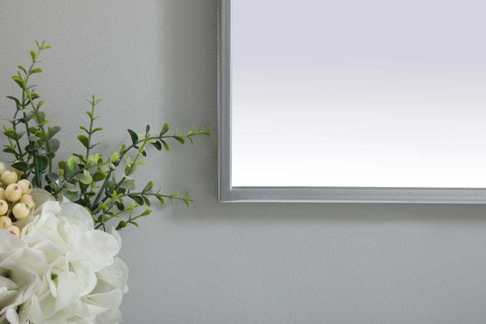 Elegant Furniture & Lighting - Ayra Metal Frame Arch Mirror 27x30 Inch in Silver - MR1A2730SIL veiw 6